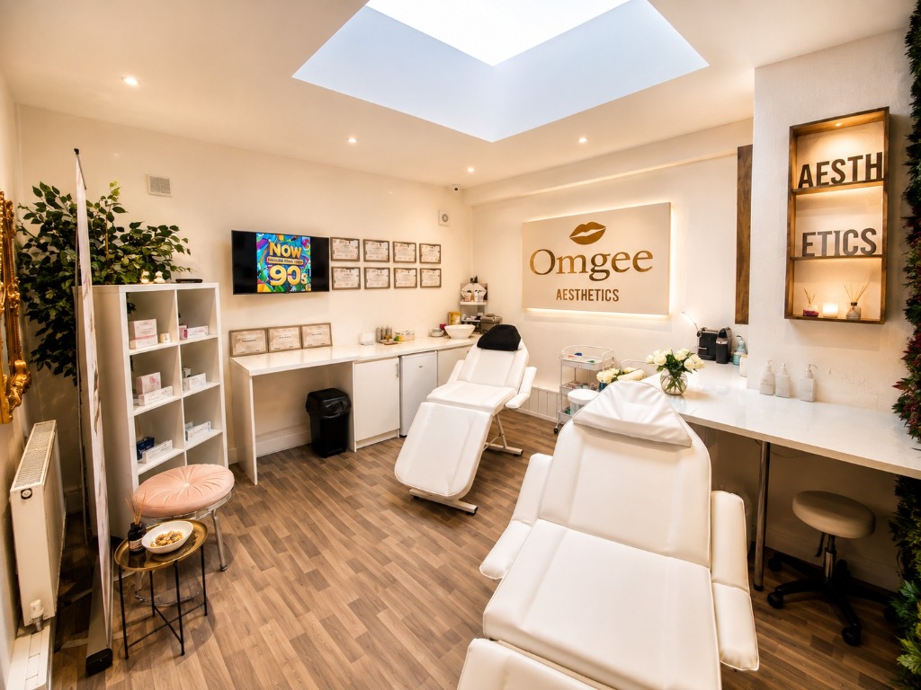 Omgee Aesthetics Clinic Room and Qualifications